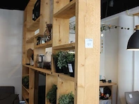 Houten stelling van steigerhout afm. 320 x 280 cm. - afbeelding 2 van  3