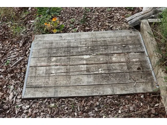 Houten tegels - 120x76x4cm - 10 stuks - afbeelding 2 van  6