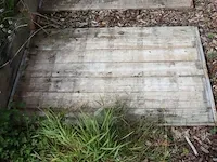 Houten tegels - 120x76x4cm - 10 stuks - afbeelding 4 van  6
