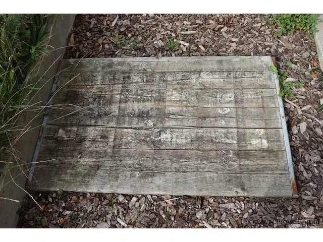 Houten tegels - 120x76x4cm - 10 stuks - afbeelding 5 van  6