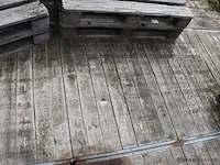 Houten tegels - 120x76x4cm - 16 stuks - afbeelding 2 van  3