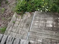 Houten tegels - 120x76x4cm - 16 stuks - afbeelding 3 van  3