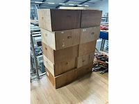 Houten transportkist (10x) - afbeelding 3 van  3