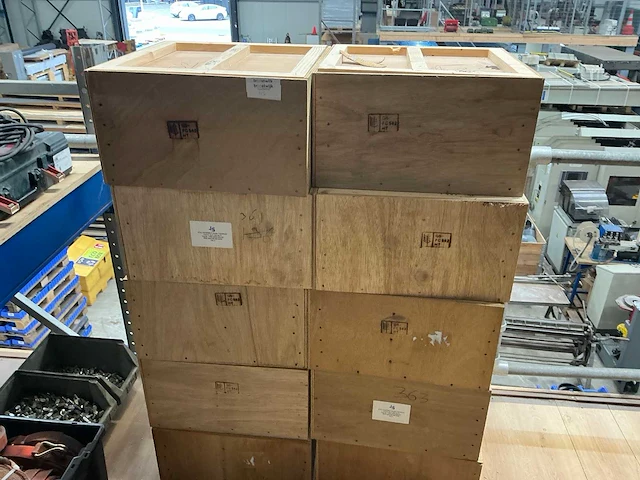 Houten transportkist (10x) - afbeelding 4 van  4