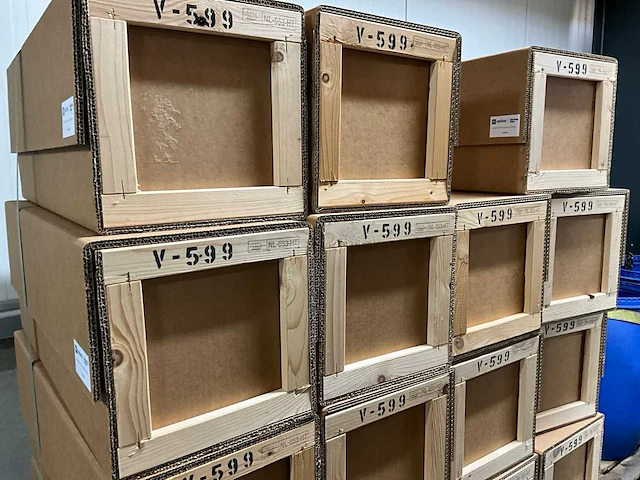 Houten transportkist (19x) - afbeelding 3 van  4