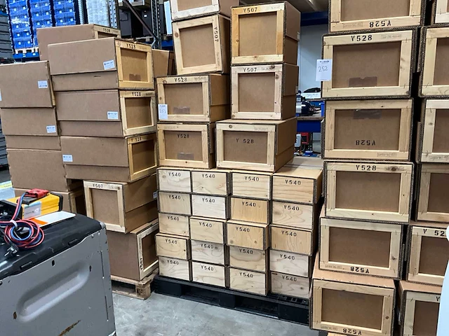 Houten transportkist (25x) - afbeelding 1 van  4
