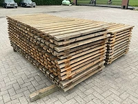 Houten tuinomheining (22x) - afbeelding 1 van  7