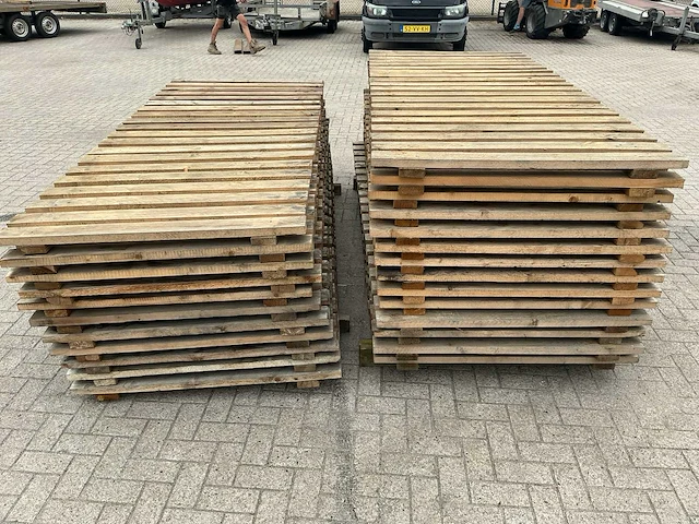 Houten tuinomheining (22x) - afbeelding 4 van  7