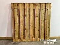 Houten tuinscherm geïmpregneerd 180x180 cm - afbeelding 1 van  5