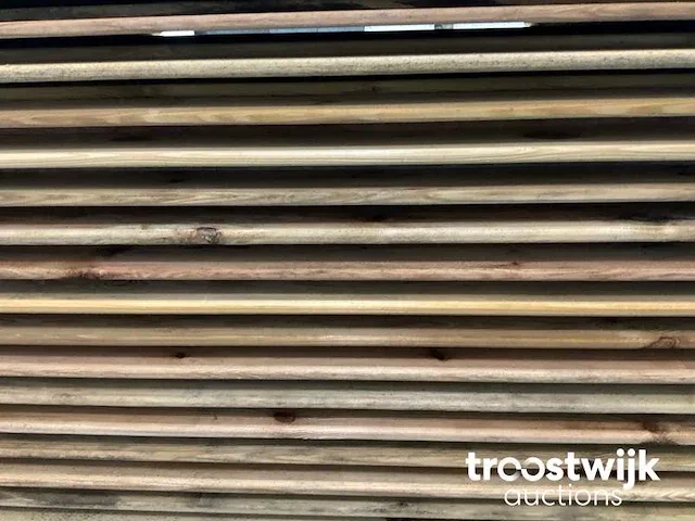 Houten tuinscherm geïmpregneerd 180x180 cm - afbeelding 2 van  5