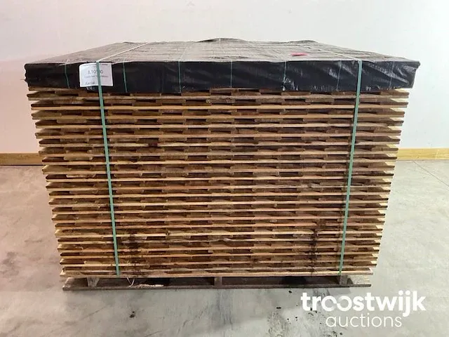 Houten tuinscherm geïmpregneerd 180x180 cm - afbeelding 3 van  5