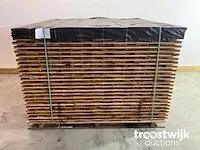 Houten tuinscherm geïmpregneerd 180x180 cm - afbeelding 3 van  5