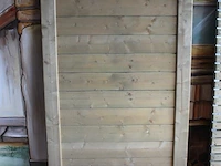 Houten tuinscherm hillhout. afmeting 90 x 180 cm. - afbeelding 2 van  2