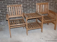 Houten tuinset - afbeelding 1 van  2