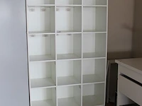 Houten vakkenkast afm. 125 x 50 x 220 cm - afbeelding 2 van  2