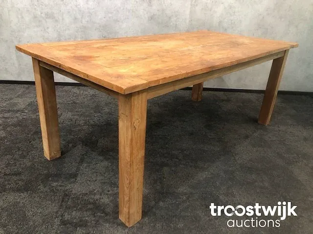 Houten vergadertafel 200x100 - afbeelding 1 van  10