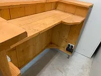 Houten verrijdbare bar - afbeelding 3 van  5