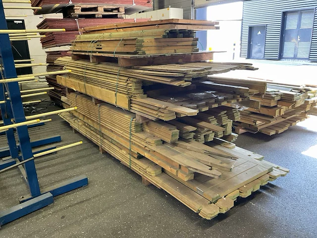 Houten vloer blokhut - afbeelding 3 van  6