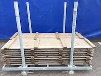Houten vloerdelen (18x) 2 x 0,5 in bok - afbeelding 1 van  3