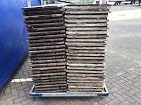 Houten vloerdelen (50x) 2 x 0,5 in bok - afbeelding 2 van  3