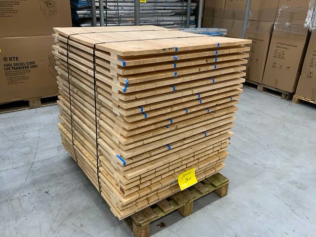 Houten vlonder 1100 x 900 mm (25x) - afbeelding 1 van  5