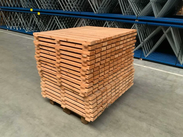 Houten vlonder 1330x1100mm (90x) - afbeelding 2 van  7