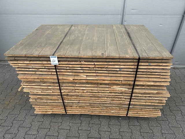 Houten vlonder 1735x1090mm (24x) - afbeelding 1 van  2