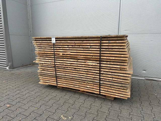 Houten vlonder 1735x1090mm (24x) - afbeelding 2 van  2
