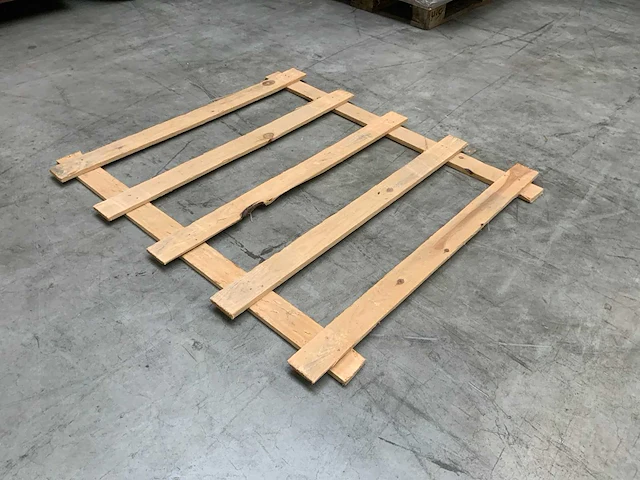 Houten vlonder ca 1100x1000mm (75x) - afbeelding 3 van  7