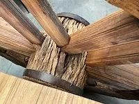 Houten wagenwiel - afbeelding 4 van  5