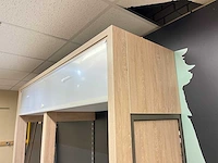 Houten wandkast met achterwand - afbeelding 6 van  8