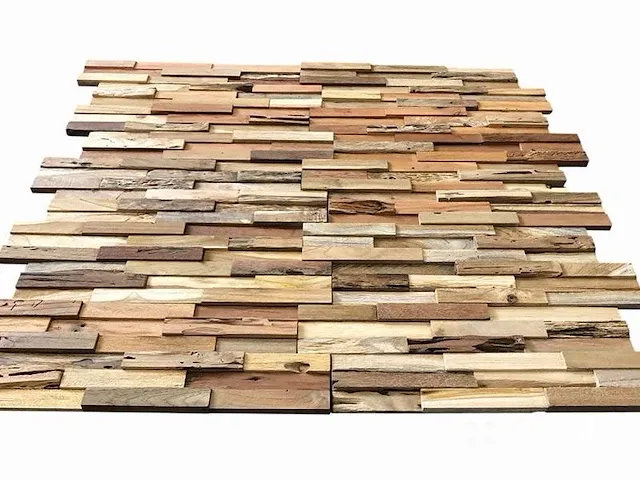 Houten wandpanelen 8 m² - afbeelding 2 van  9