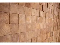 Houten wandpanelen square 2 m2 - afbeelding 1 van  2