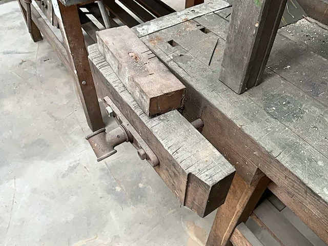Houten werkbank (3x) - afbeelding 6 van  7