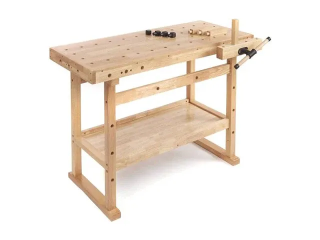 Houten werkbank westfalia, 938921, lichtbruin - afbeelding 1 van  3