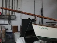 Houten zeilboot 't wieleke op trailer. zeilen aanwezig. lengte ca 475 cm. breedte 170 cm. lengte mast ca. 6... - afbeelding 9 van  15