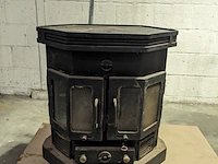 Houtkachel met aansluiting voor op de cv, barbas, hamar 85/ rosolo 9kw - afbeelding 1 van  10
