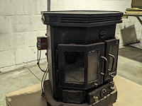 Houtkachel met aansluiting voor op de cv, barbas, hamar 85/ rosolo 9kw - afbeelding 3 van  10
