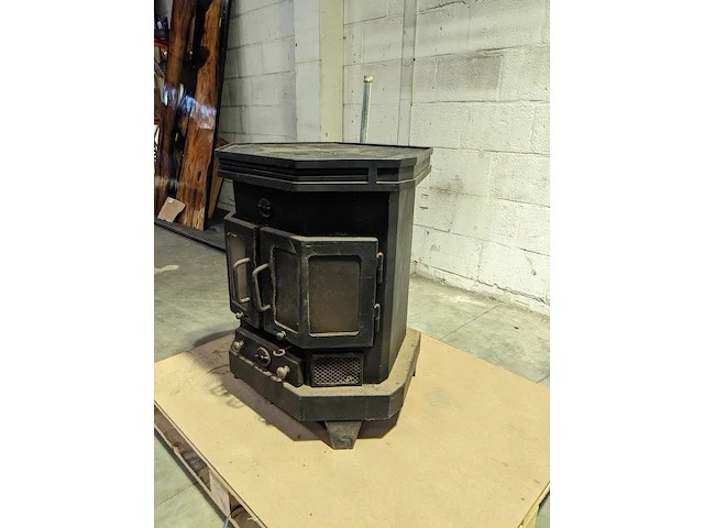 Houtkachel met aansluiting voor op de cv, barbas, hamar 85/ rosolo 9kw - afbeelding 4 van  10