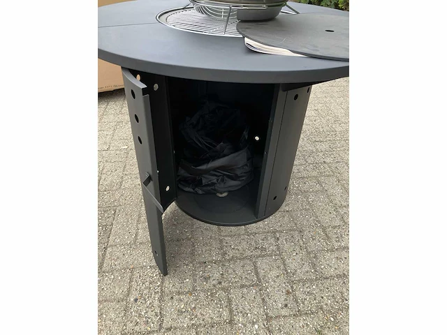 Houtskool ambience vuurtafel/bbq: direct- en indirect wokken, grillen en roosteren. nieuw in doos. - afbeelding 2 van  12