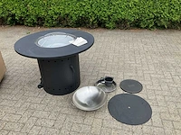 Houtskool ambience vuurtafel/bbq: direct- en indirect wokken, grillen en roosteren. nieuw in doos. - afbeelding 5 van  12