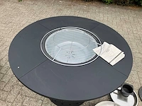 Houtskool ambience vuurtafel/bbq: direct- en indirect wokken, grillen en roosteren. nieuw in doos. - afbeelding 10 van  12