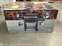 Houtskoolbarbecue firebeam, montreal, zwart - afbeelding 3 van  3