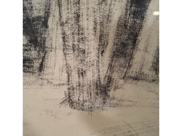 Houtskool/krijt tekening, w. steegen, 1965 - afbeelding 4 van  10
