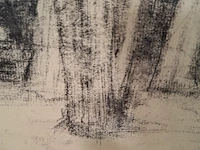Houtskool/krijt tekening, w. steegen, 1965 - afbeelding 4 van  10
