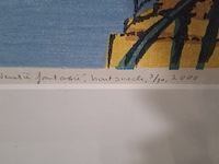 Houtsnede, sasha zuidam, venetië fantasie 3/70, 2000 - afbeelding 5 van  8