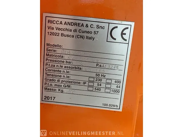 Houtsplijtmachine ricca andrea / thor alpino, 65100, bouwjaar 2017 - afbeelding 7 van  16