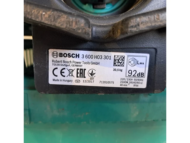 Houtversnipperaar - 45mm - 230v, bosch, axt 25 tc, 2018 - afbeelding 8 van  8