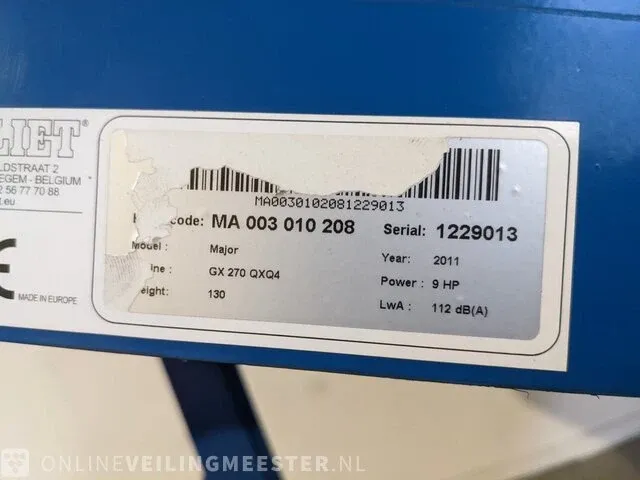 Houtversnipperaar eliet, major 4s v1, bouwjaar 2012 - afbeelding 4 van  15