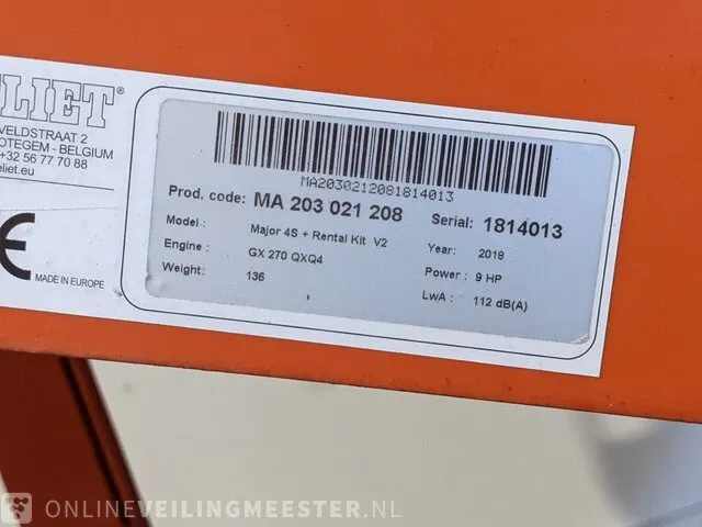 Houtversnipperaar eliet, major 4s v3, bouwjaar 2018 - afbeelding 6 van  16